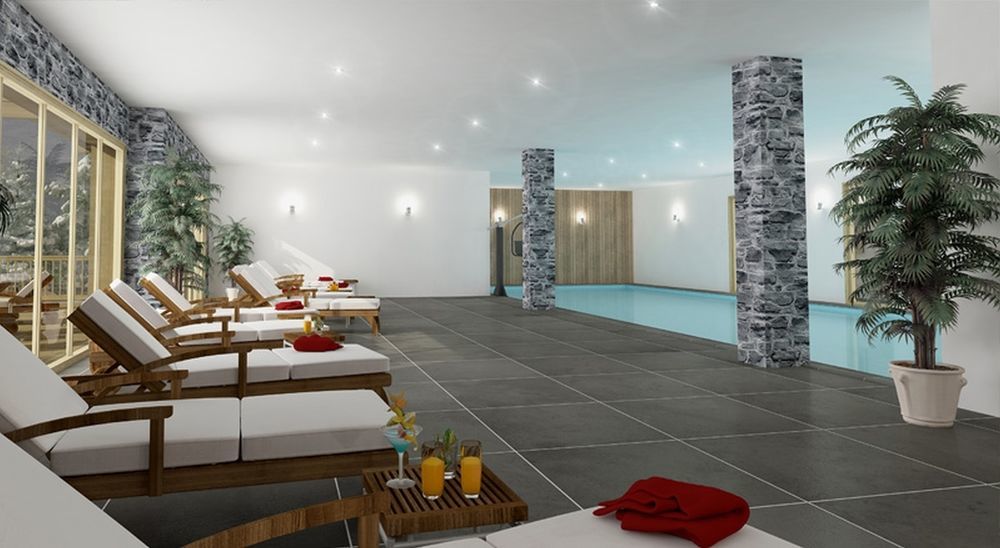 Residence Prestige Odalys Front De Neige La Plagne Exteriör bild