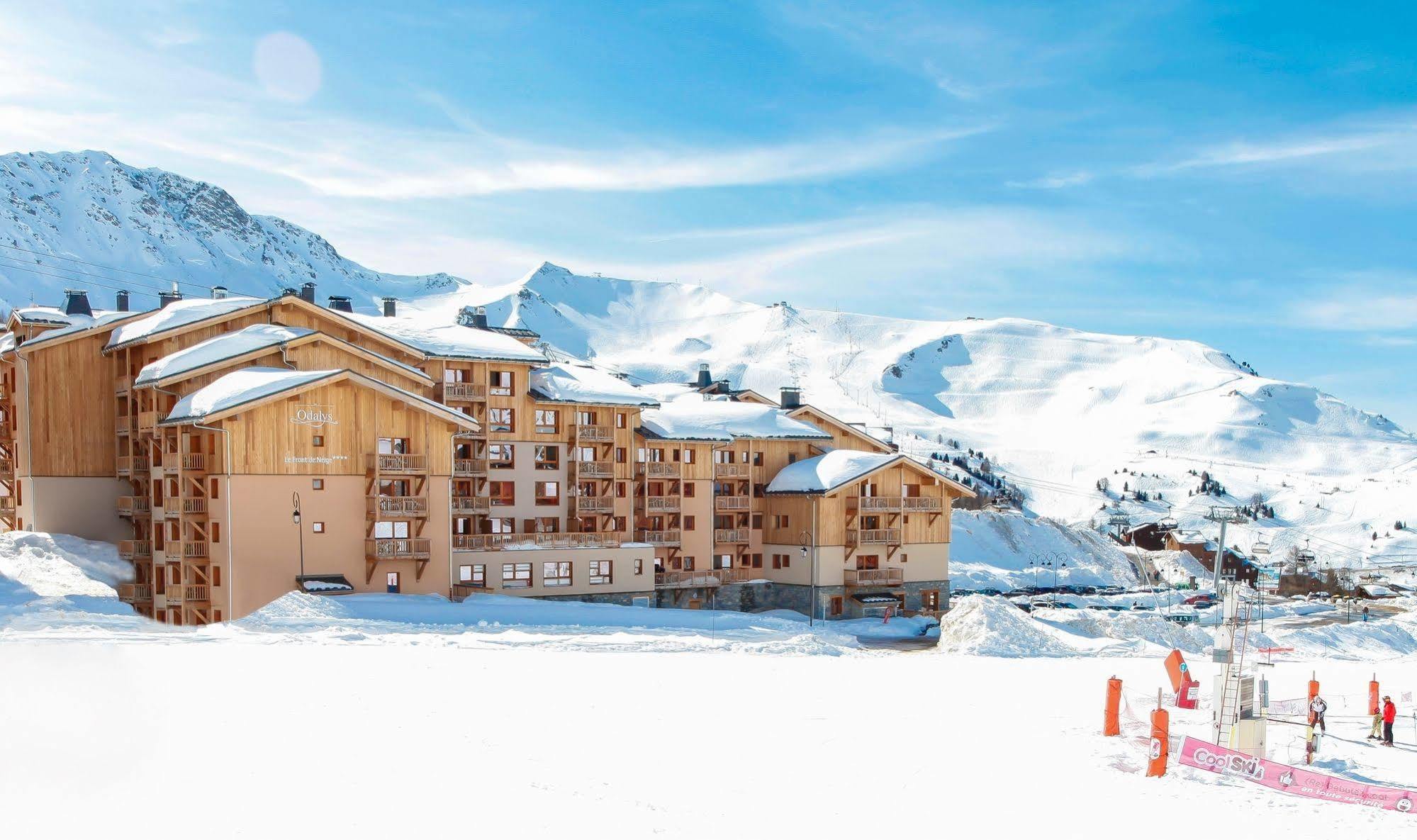 Residence Prestige Odalys Front De Neige La Plagne Exteriör bild