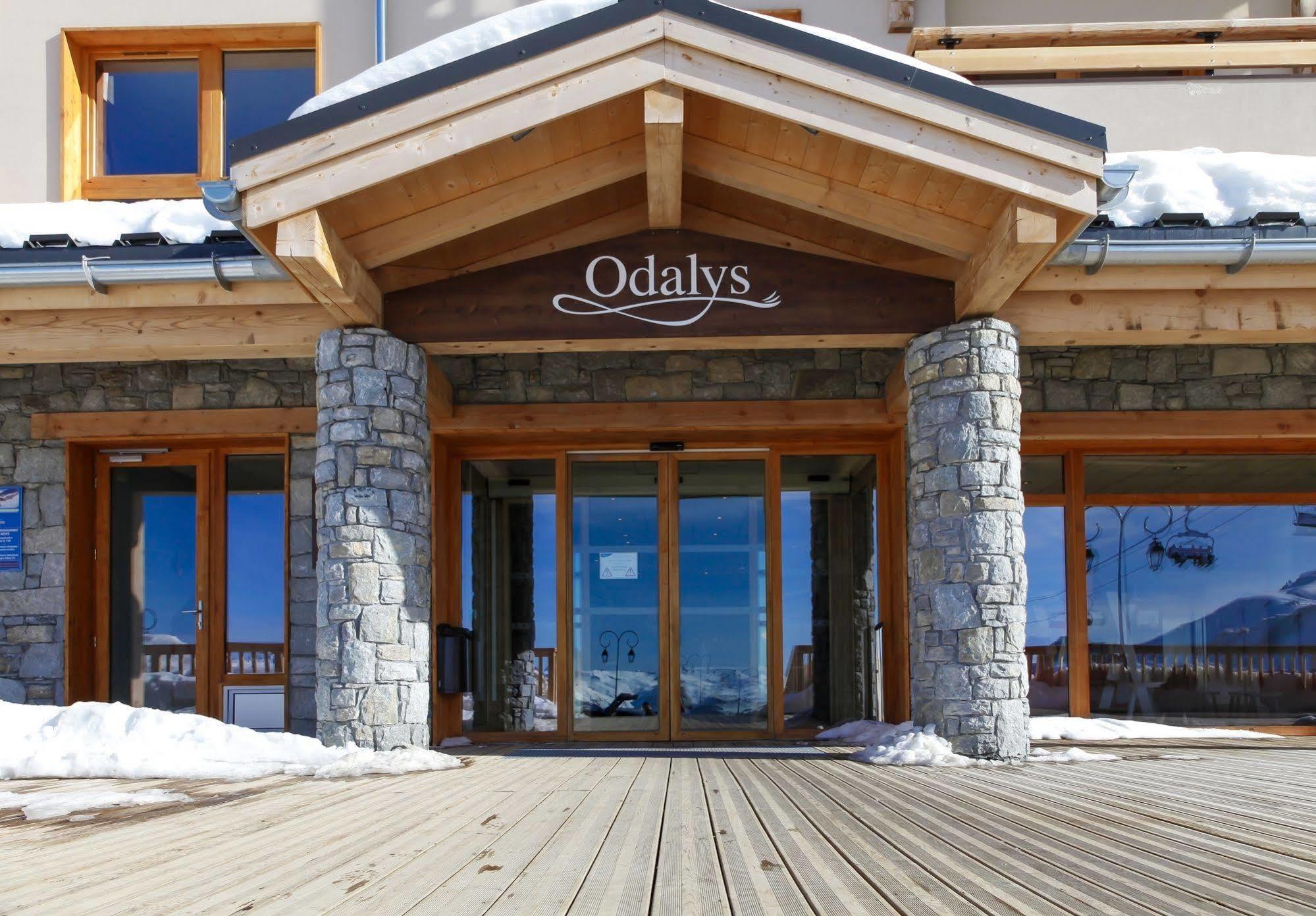 Residence Prestige Odalys Front De Neige La Plagne Exteriör bild